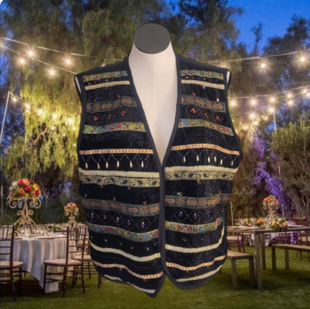 Y2K Beaded Vest